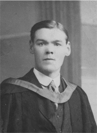 Photo of Cadwaladr Herbert Jones who died in the Great War