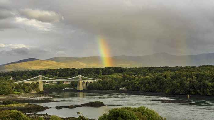 Menai Bridge by Andrew Dawson