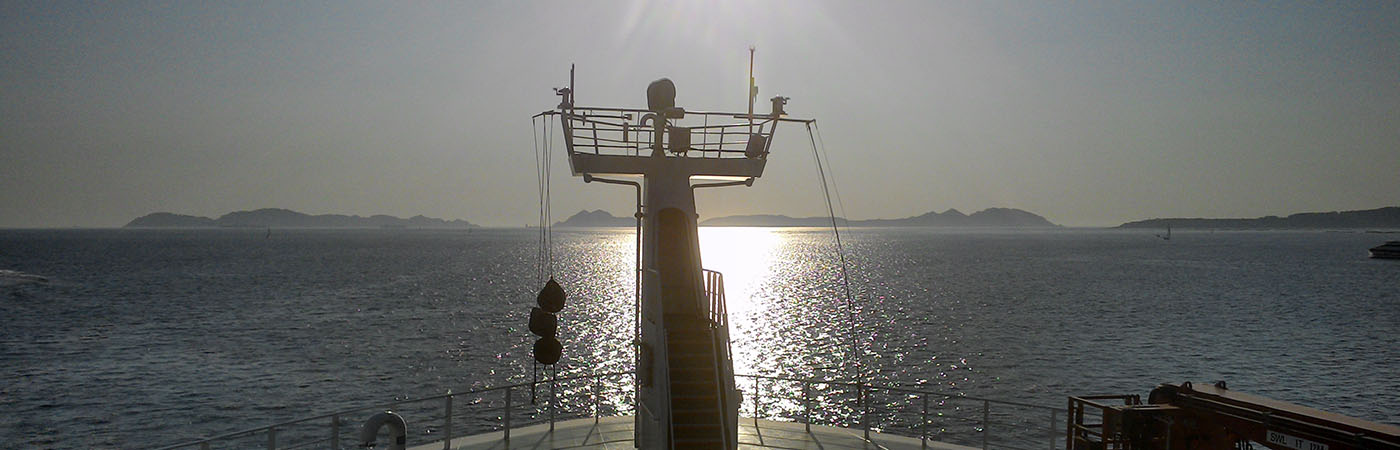 Sunset on a research cruise