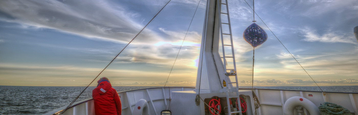 RV Prince Madog on a research cruise