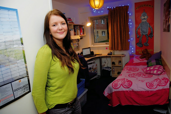 Bedroom in Halls of Residence