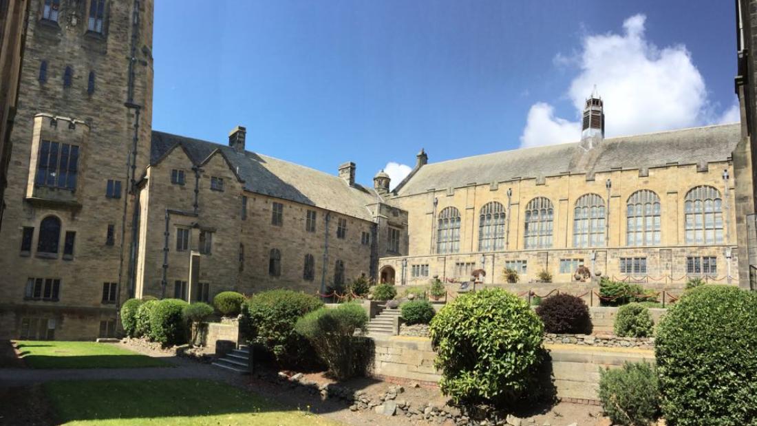 Inner quad of the University's Main Arts Building