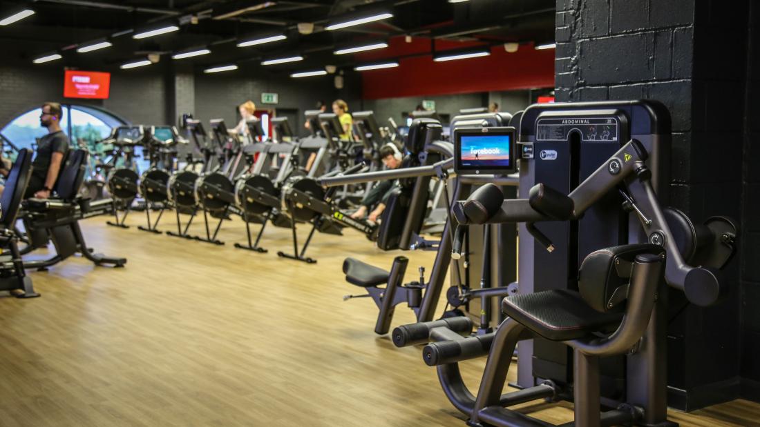 Gym equipment at Canolfan Brilsford