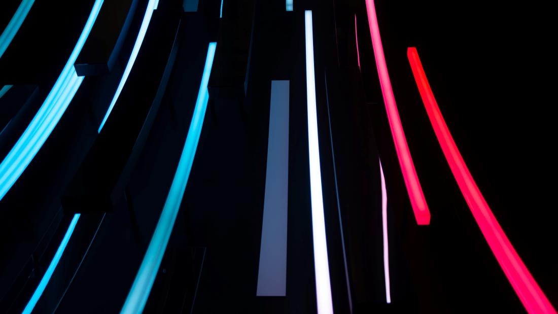 Vertical colourful lines