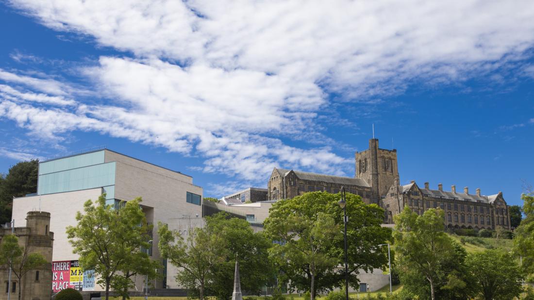 Picture of Main Arts building and Pontio Bangor University