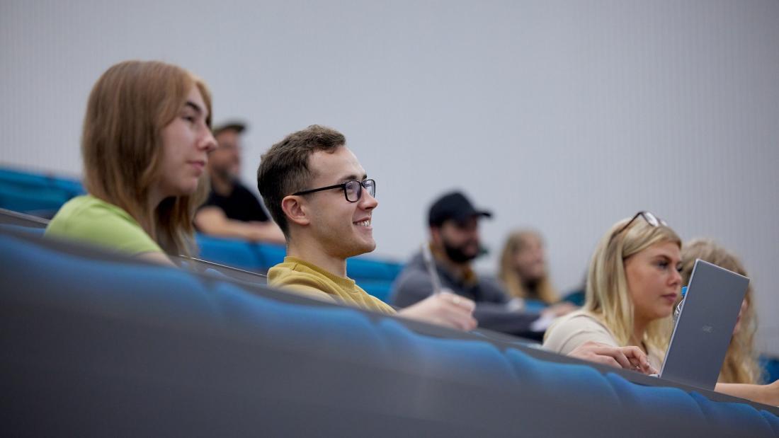 Students in a lecture hall