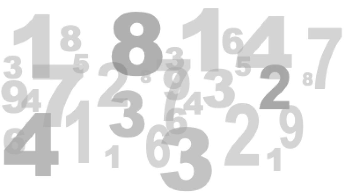 Numbers image background