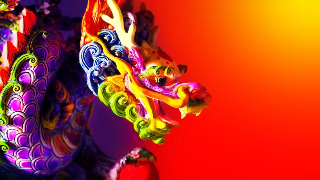 A dragon  figure