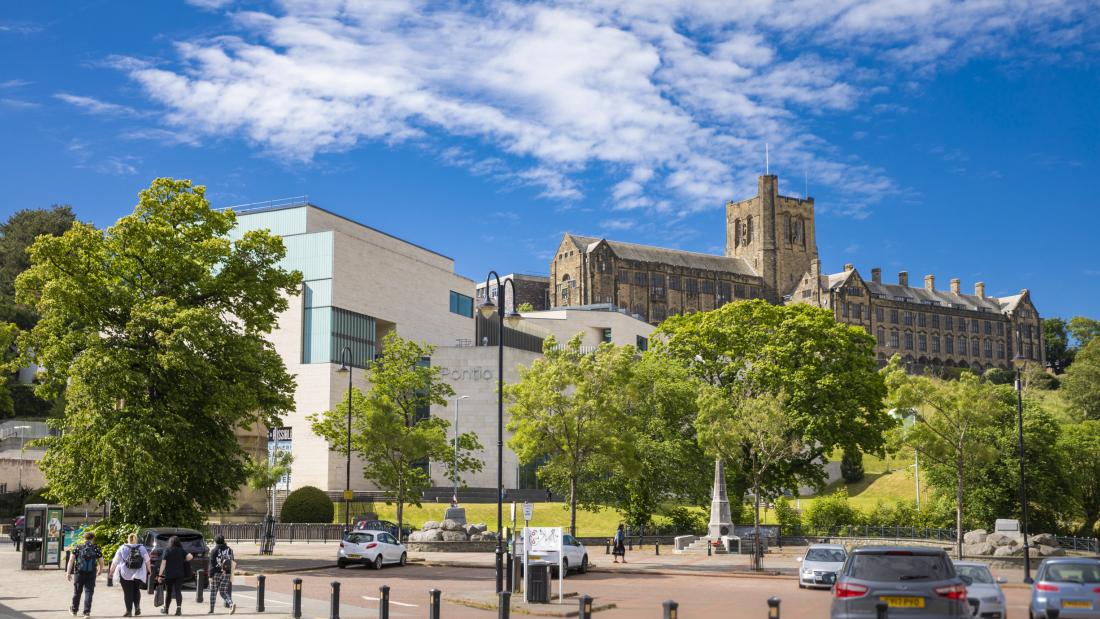 Pontio and Bangor University Main Arts building