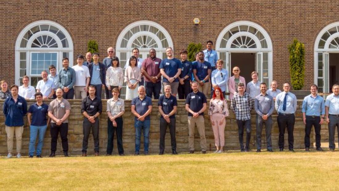 The delegates who attended this annual technical meeting outside Neuadd Reichel. (15.06.2023)