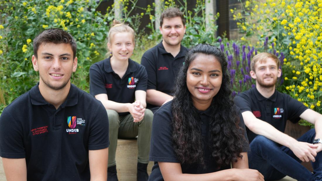 Photo of Undeb Bangor Sabbatical Officers for 2023/24