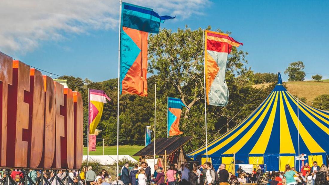 Picture of the Eisteddfod field 