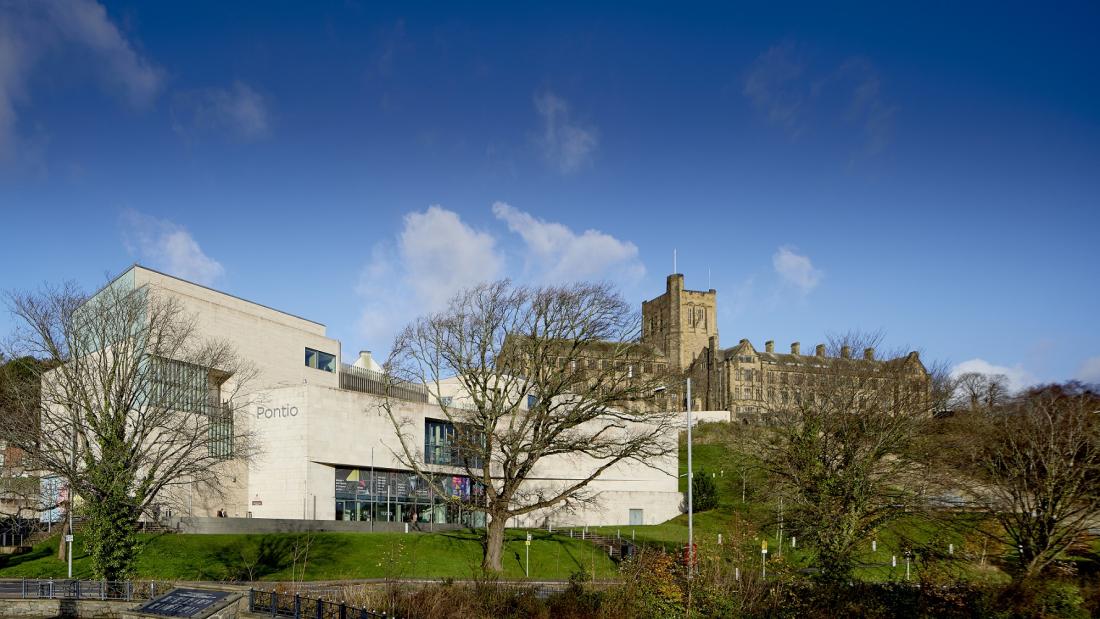A picture of the Main Arts building at Bangor University