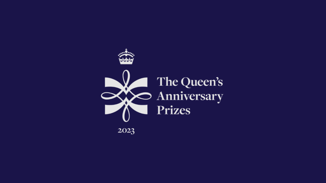 The Queen's Anniversary Logo