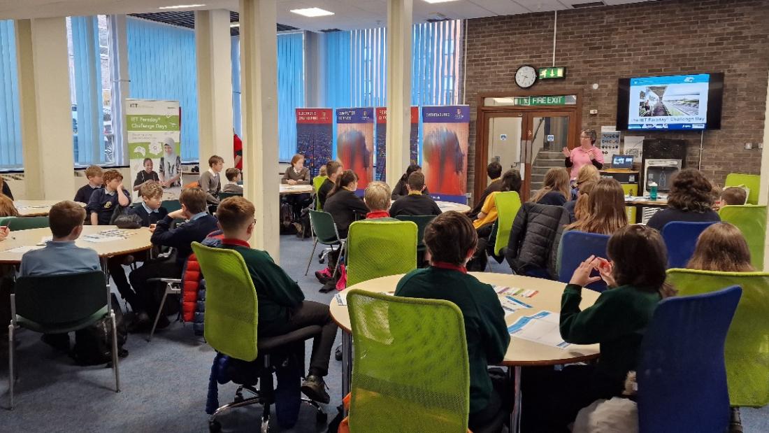 Schools listening carefully to the brief for the day.