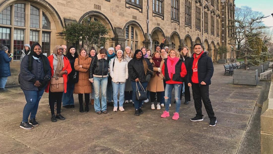 Image of International Student Mentors and Students