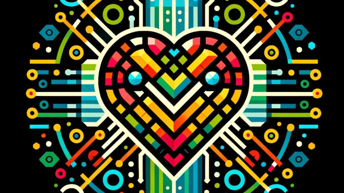 colourful  heart image