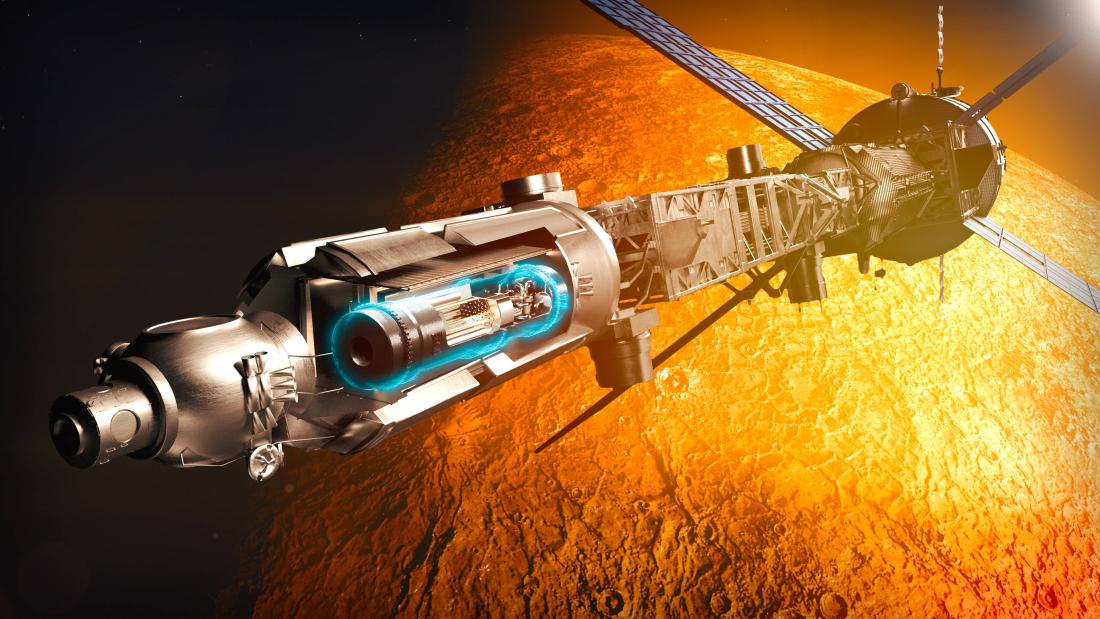 An image of a satellite in space