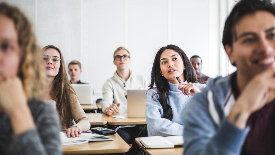 People listening to a lecture