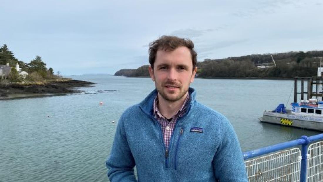 A headshot of Dr Iestyn Woolway