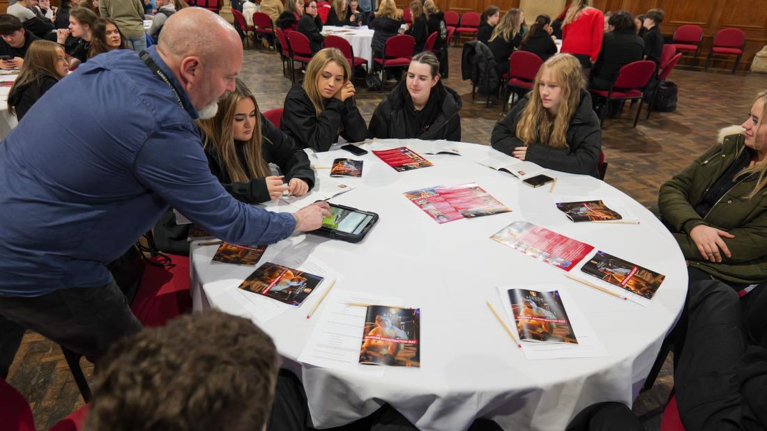 pupils in murder investiagation event