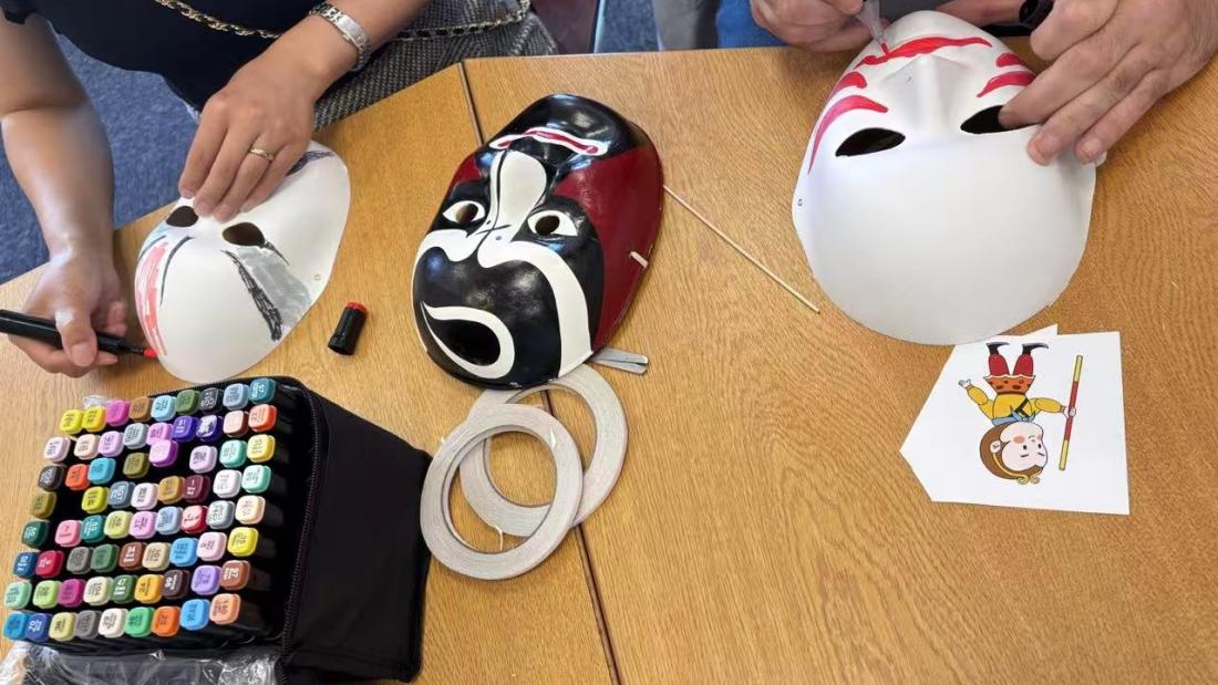 Beijing opera masks painting