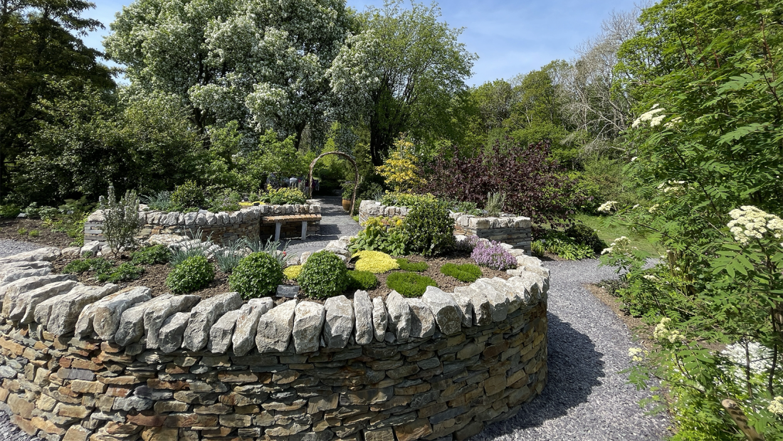 Image of the Welsh Herbal Garden at Treborth