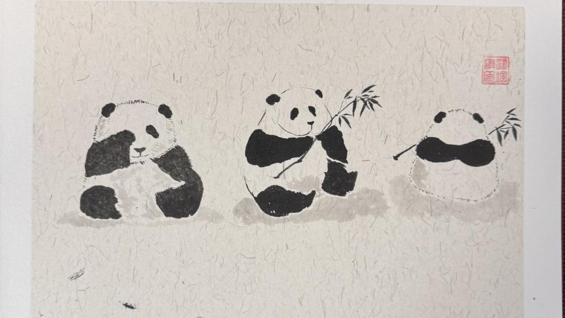 Panda painting
