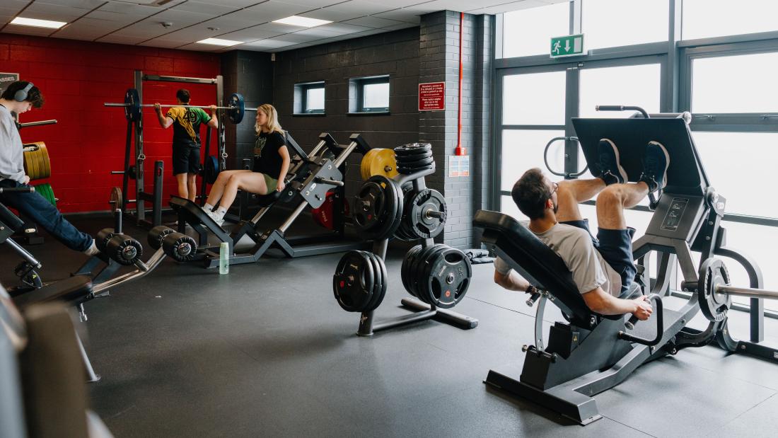 People using the facilities at Canolfan Brailsford gym