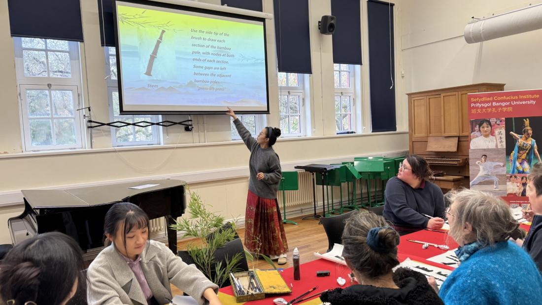 Bamboo painting workshop