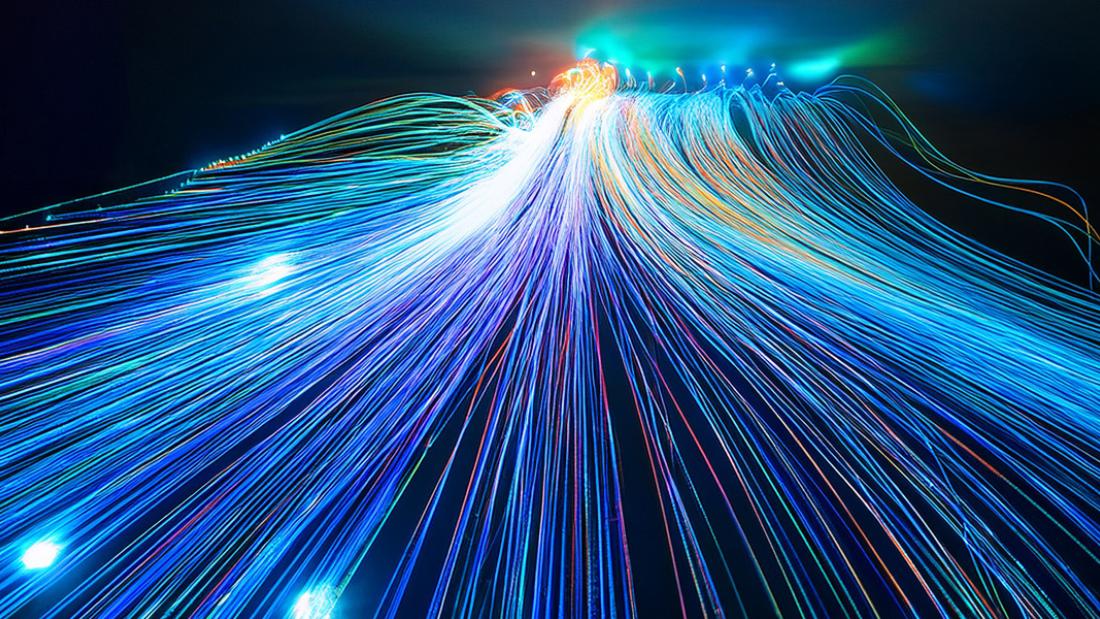 Banner showing fibre picture