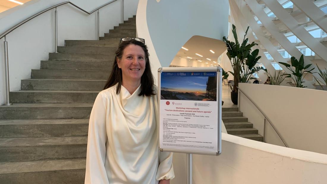 Picture of Dr Linda Osti at the Aosta Seminar in Italy