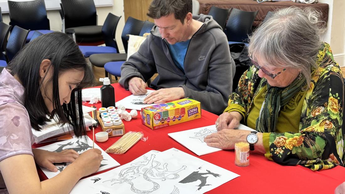 Rubbing art workshop