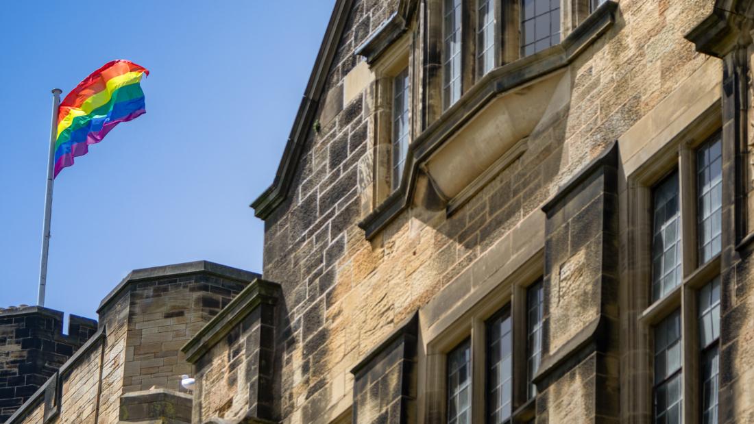 Pride Flag Bangor University