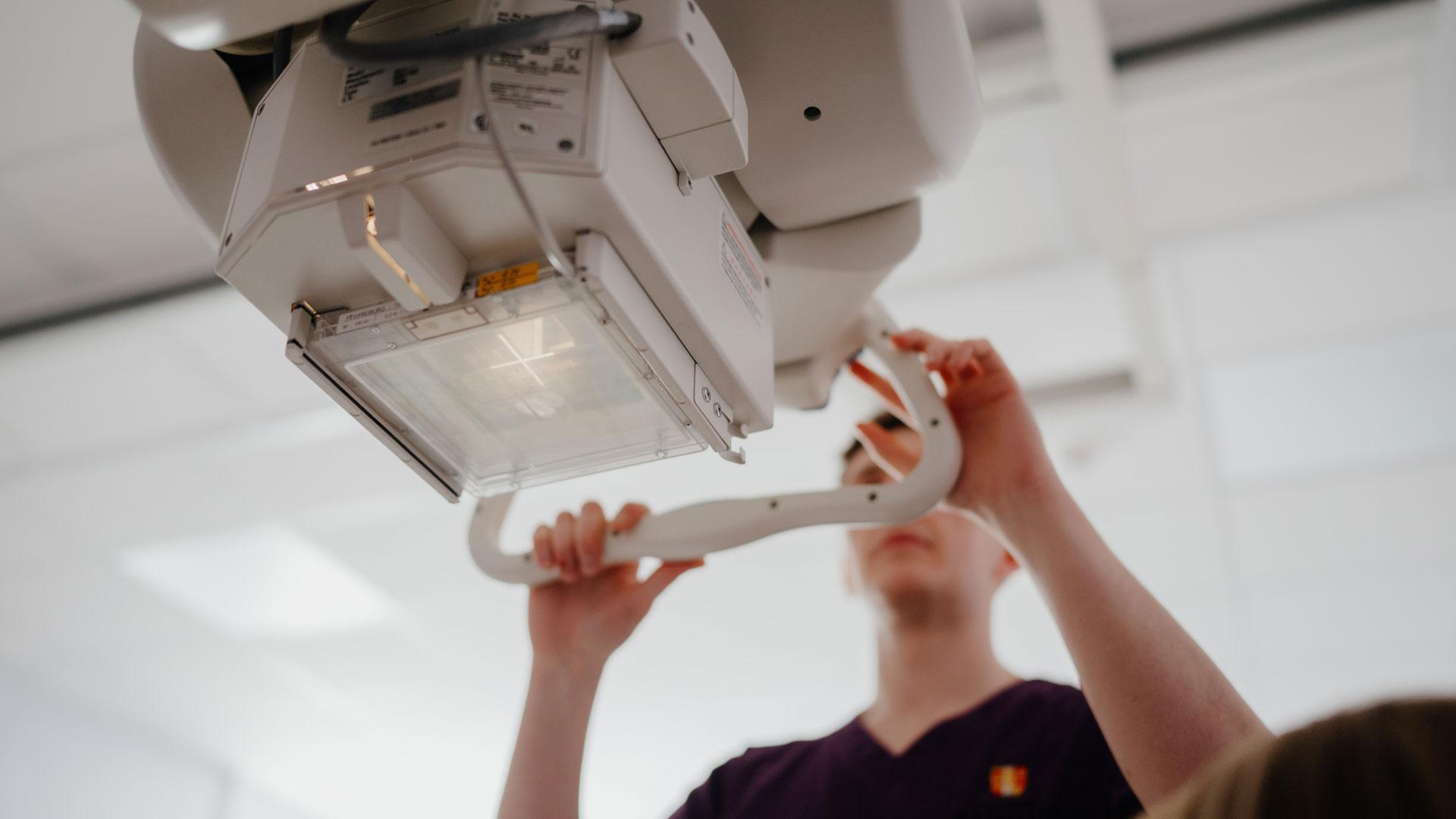 Radiographer at work