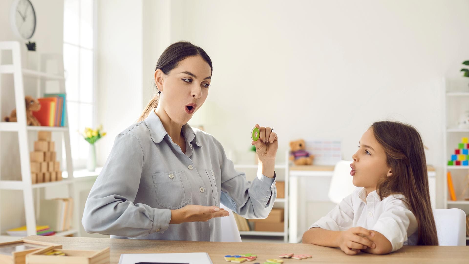 English Language Therapy with young child