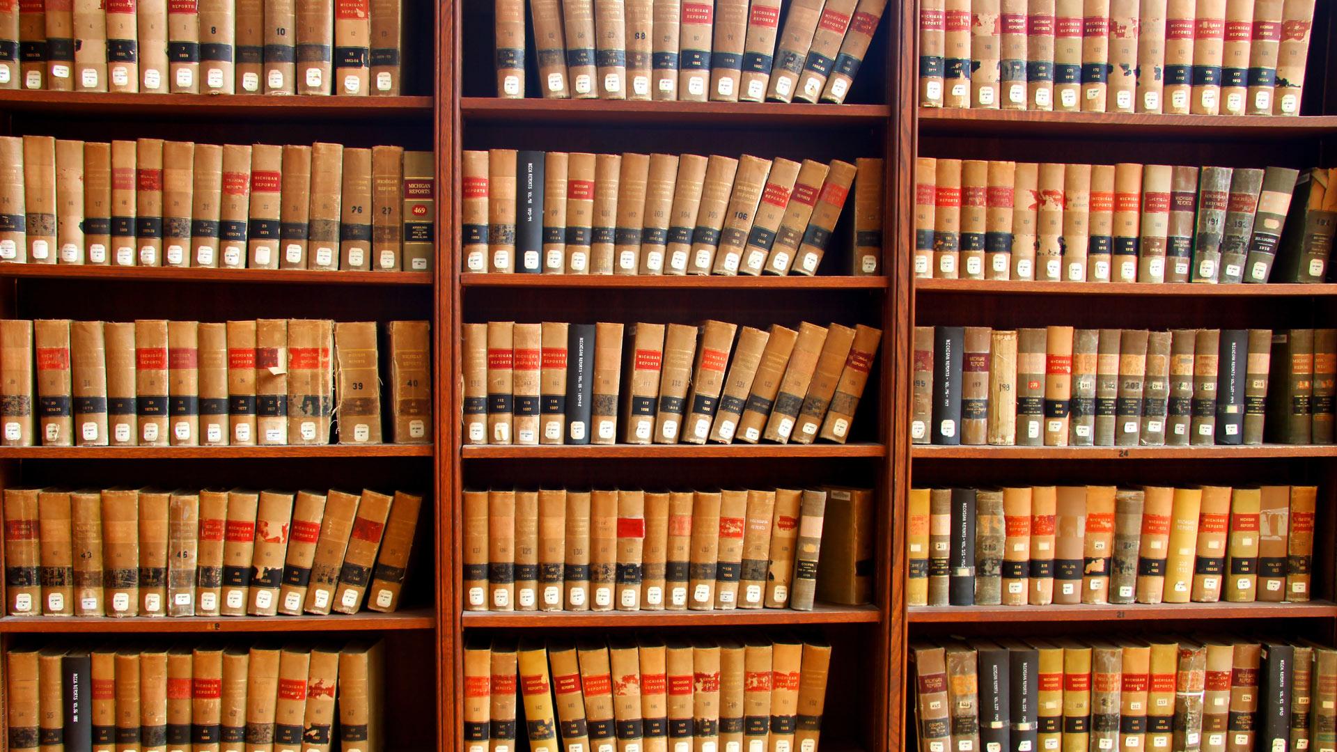 Law books