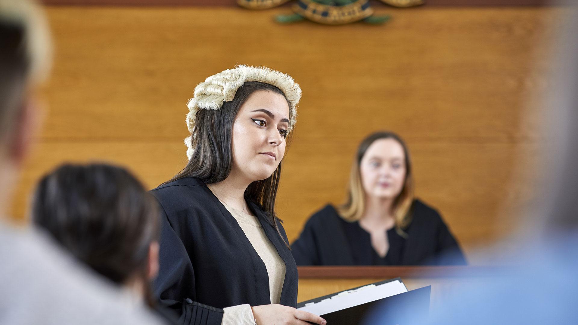 Court room scene 