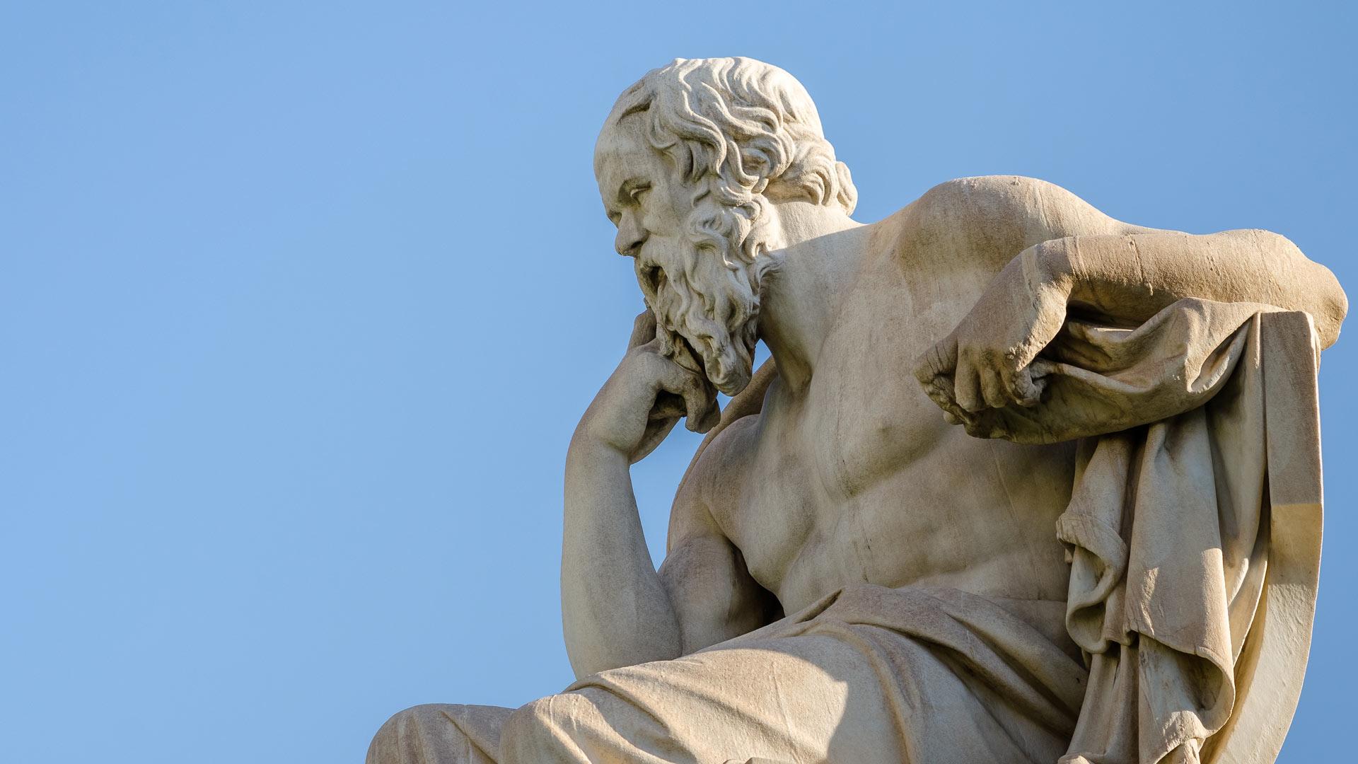 Statue of the Philosopher Socrates