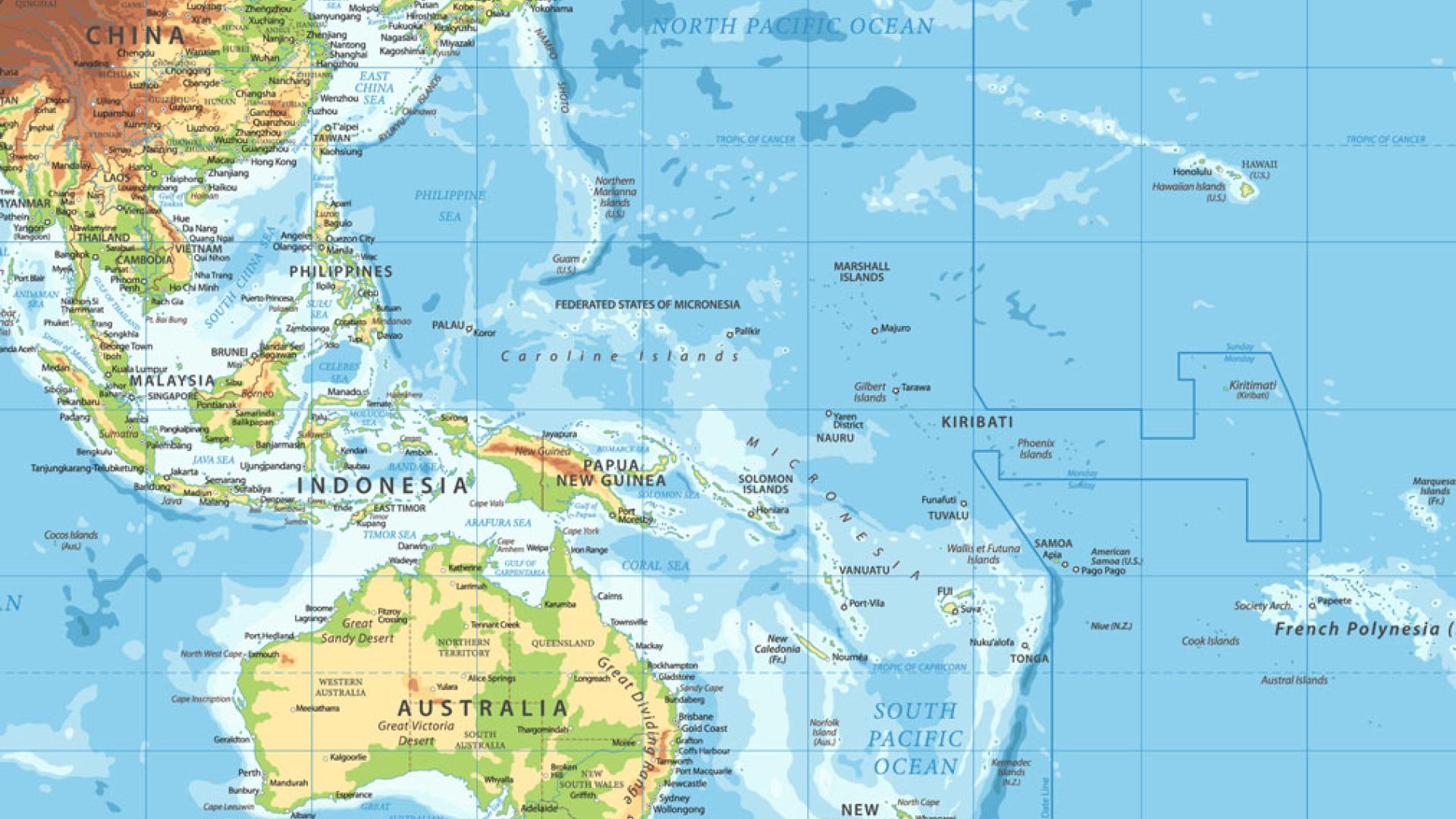 Map o'r Byd