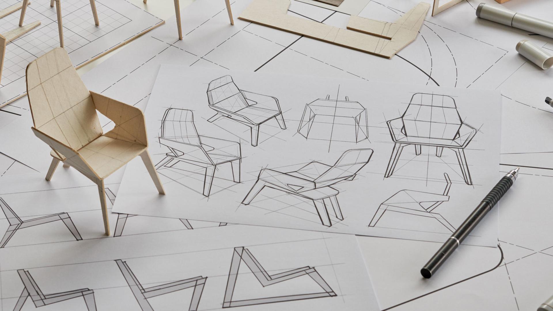 Product design sketches