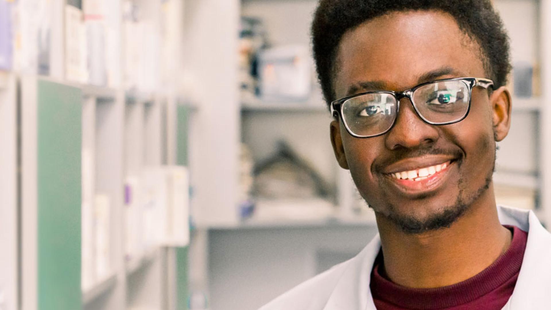 Pharmacist - selecting medicine