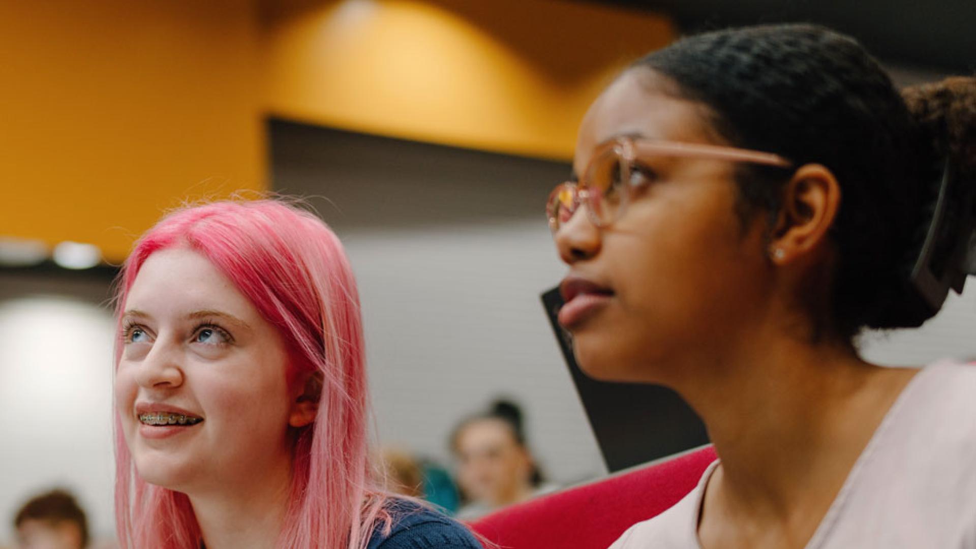 Students in lecture theatre