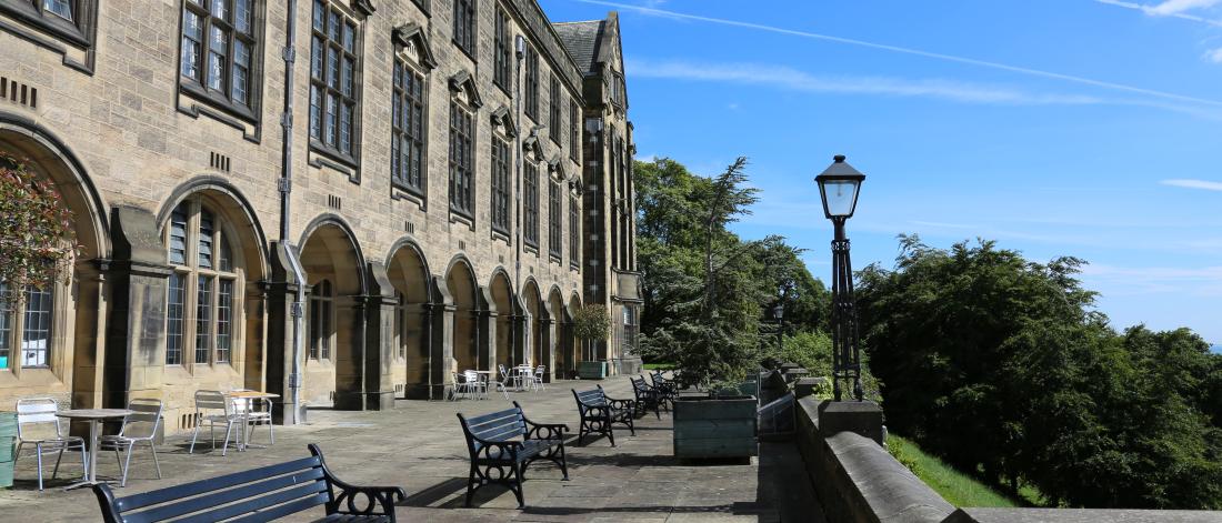 The Terrace at the Main Arts Building