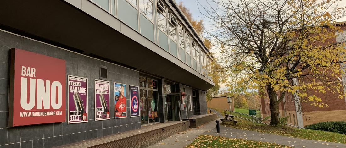 Bar Uno at the Ffriddoedd Student Village
