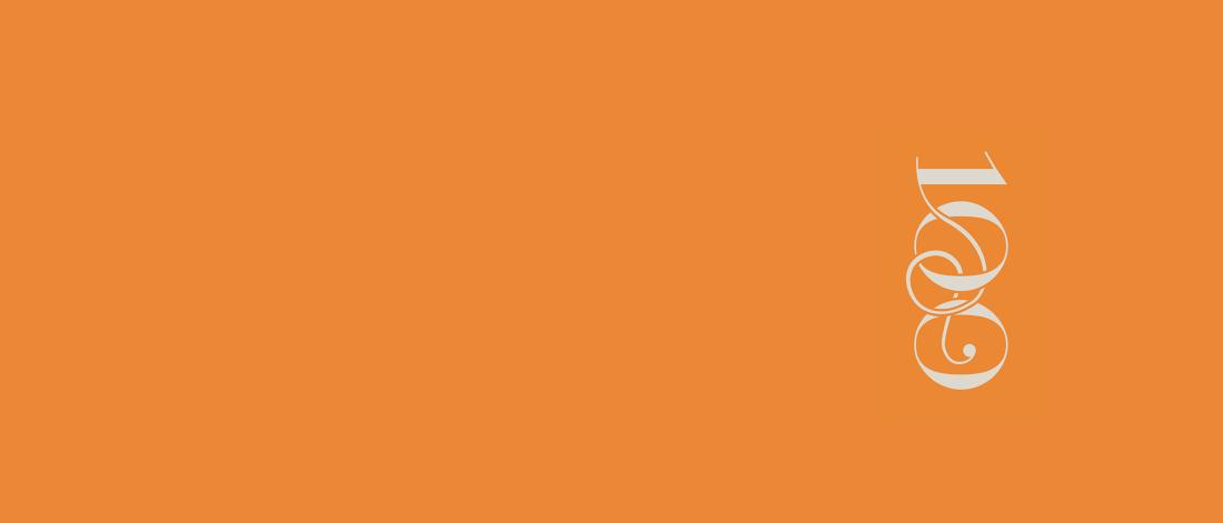 Music100 logo on an orange background