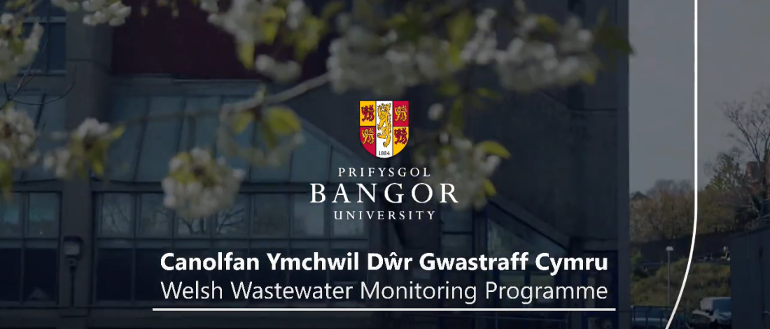 Title slide which reads Welsh Wastewater Monitoring Programme