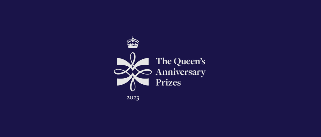 The Queen's Anniversary Logo