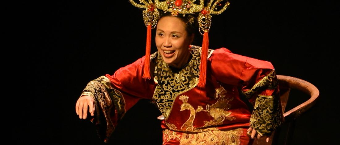 Chinese Empress sitting on a chair