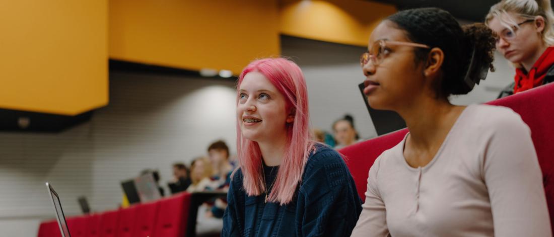 Students in lecture theatre